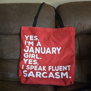 January Girl tote
